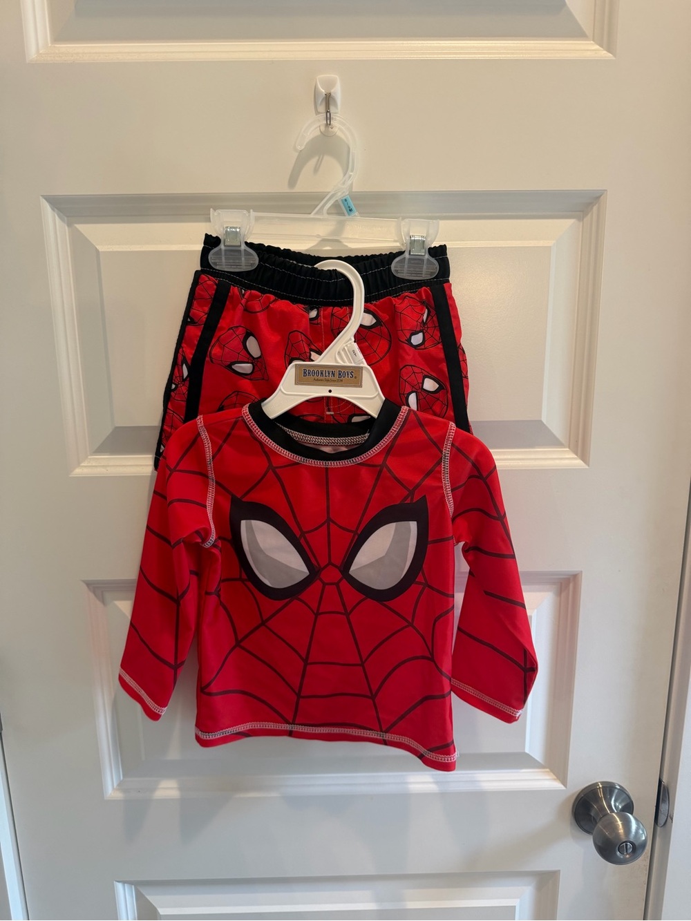 Toddler Boys Spider-Man Swimsuit bundle